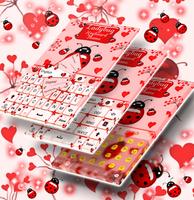 Ladybug Keyboard Theme ภาพหน้าจอ 2