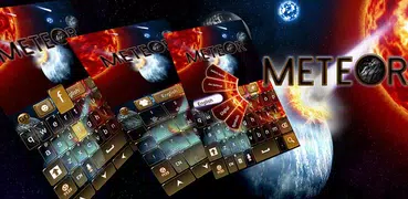 Meteor Impact Keyboard Theme