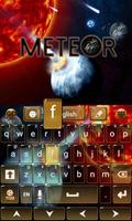 Meteor Impact Keyboard Theme imagem de tela 2