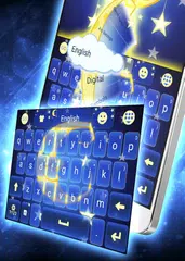 Sleepy Night Keyboard Theme APK Herunterladen