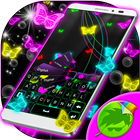 ikon Neon Butterflies Keyboard
