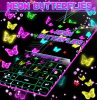 Неоновые бабочки Клавиатура скриншот 3