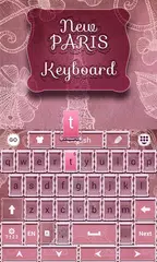 New Pink Paris Keyboard APK Herunterladen