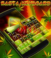 Clavier Thème Rasta Affiche