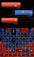 Neon Spider Web Keyboard screenshot 3