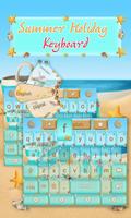 Summer Holiday Keyboard Affiche