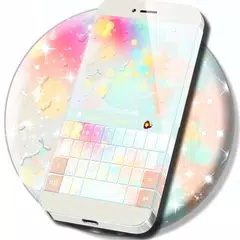 Sun and Rain Glass Keyboard