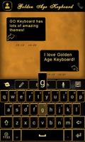 GO Keyboard Golden Age Theme capture d'écran 1
