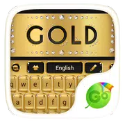 Gold Luxury Go Keyboard Theme