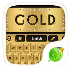 gold go keyboard theme アプリダウンロード