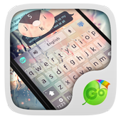 Free Glass GO Keyboard Theme Zeichen