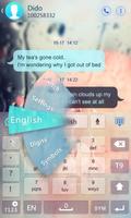 Free Glass GO Keyboard Theme ภาพหน้าจอ 3