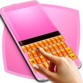 Glassy Orange Keyboard icon