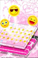 चमकदार गुलाबी हार्ट कीबोर्ड स्क्रीनशॉट 3