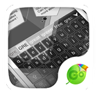 Grey GO Keyboard Theme иконка