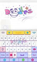 Doodles GO Keyboard Theme تصوير الشاشة 1