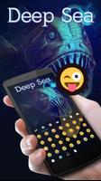 Deep Sea Emoji Keyboard Theme تصوير الشاشة 1