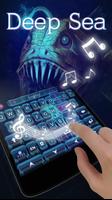 Deep Sea Emoji Keyboard Theme تصوير الشاشة 2