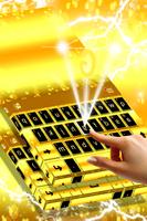 Latest Gold Keyboard Theme تصوير الشاشة 1