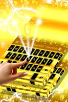 Latest Gold Keyboard Theme تصوير الشاشة 2
