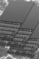 Poster Steel Gray Keyboard Theme