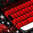 Tema do teclado vermelho