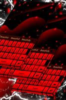 Red Keyboard Theme Poster