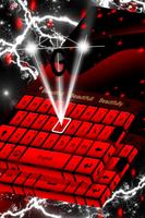 Red Keyboard Theme captura de pantalla 3