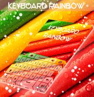 Rainbow Keyboard الملصق