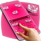 Diamond Pink Tiara Keyboard icône