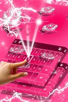 Diamond Pink Tiara Keyboard capture d'écran 1