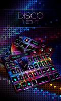 Disco Night GO Keyboard Theme Affiche