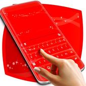 Glittery Red Keyboard Theme icon