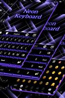 Dark Blue Neon Keyboard screenshot 3