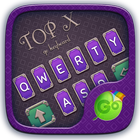 Top X Go Keyboard Theme icono