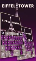 Eiffel Tower GO Keyboard Theme постер