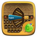 Golden Stone GO Keyboard Theme APK