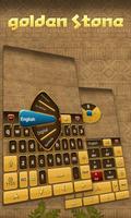 Golden Stone GO Keyboard Theme poster