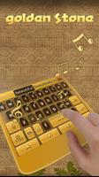 Golden Stone GO Keyboard Theme screenshot 3