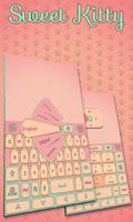 Sweet Kitty Go Keyboard Theme poster