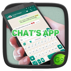 GO Keyboard Theme for Chat's App 아이콘