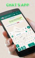 GO Keyboard Theme for Chat's App syot layar 1