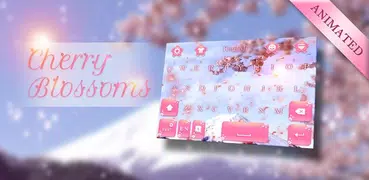 Cherry Blossoms GO Keyboard Animated Theme