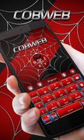 Cobweb Hero GO Keyboard Theme imagem de tela 1