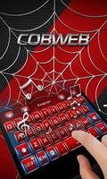 Cobweb Hero GO Keyboard Theme imagem de tela 3