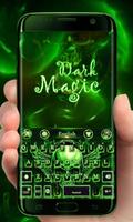 Green Dark Magic GO Keyboard Theme Affiche