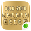 3D Gold 2018 GO Keyboard Theme