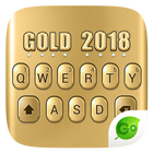 3D Gold 2018 GO Keyboard Theme icon