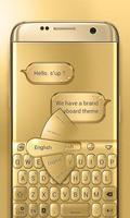 1 Schermata 3D Gold 2018 GO Keyboard Theme