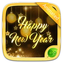 Happy New Year 2018 GO Keyboard Animated Theme APK download